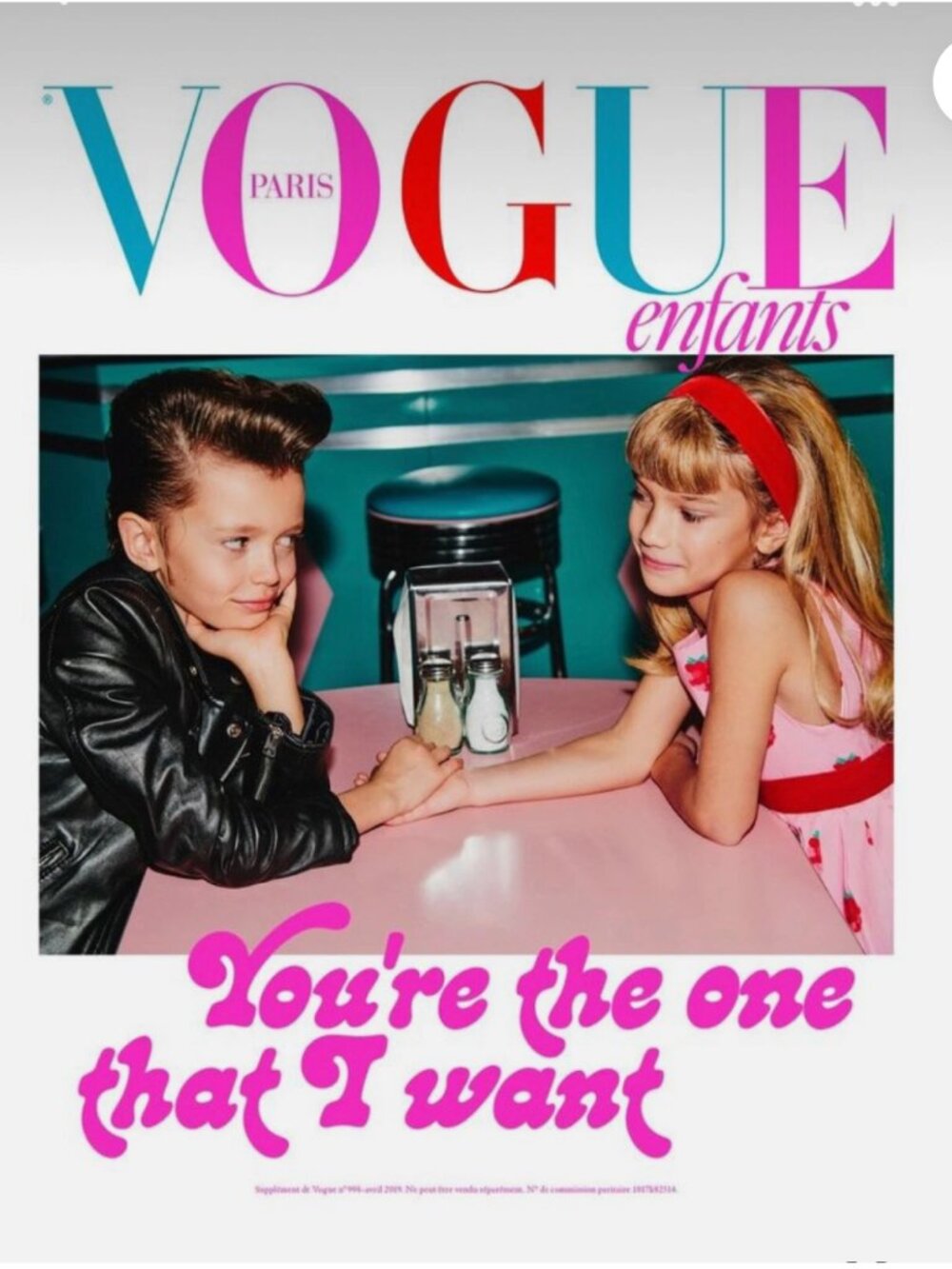 VOGUE Paris Supplement 996 Spécial Enfants April 2019 Kid Fashion Vintage Grease